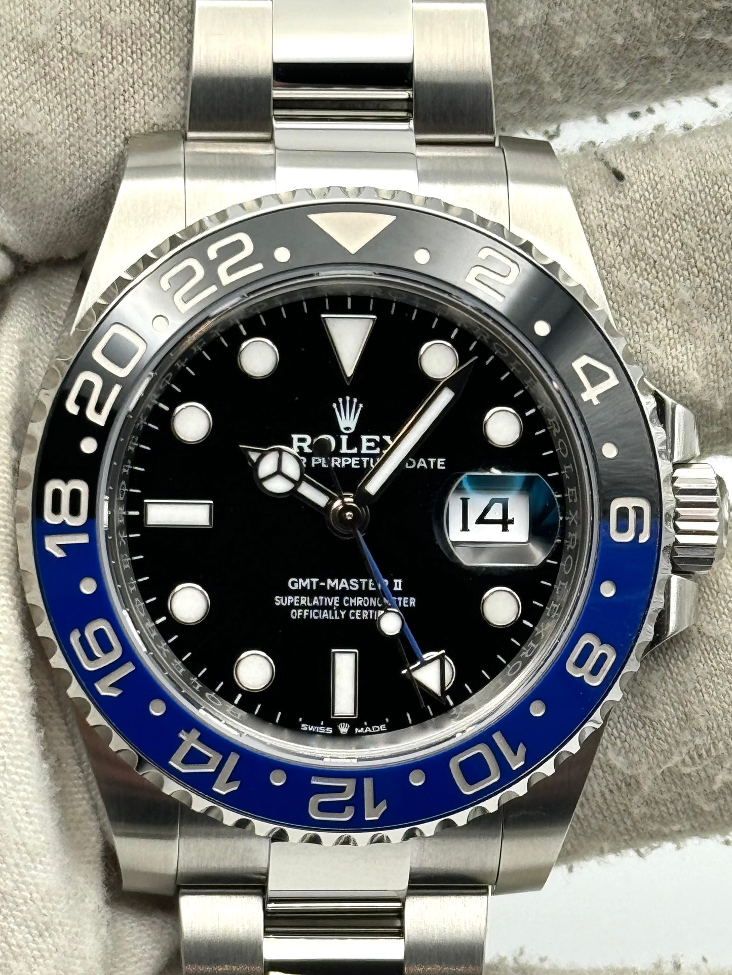 Rolex GMT-Master II Batman Oyster Bracelet 126710BLNR Box & Papers 2022
