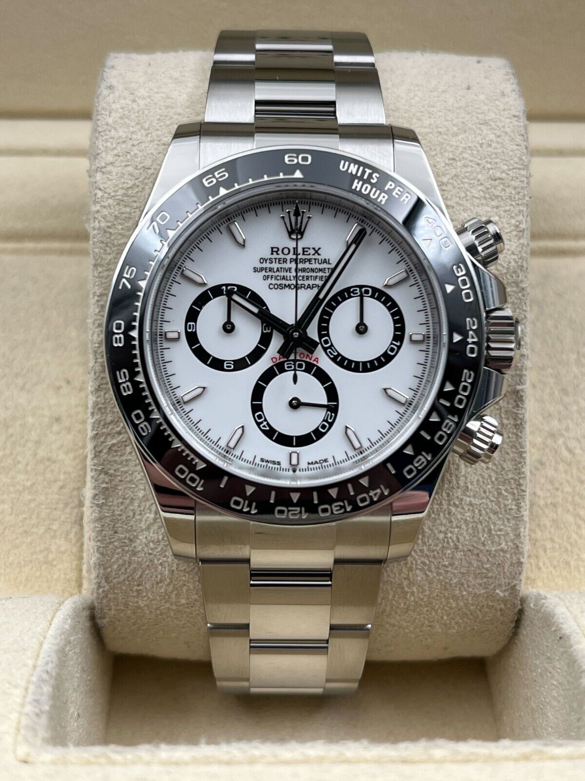 Rolex Daytona White Ceramic 126500LN Box & Papers 2024