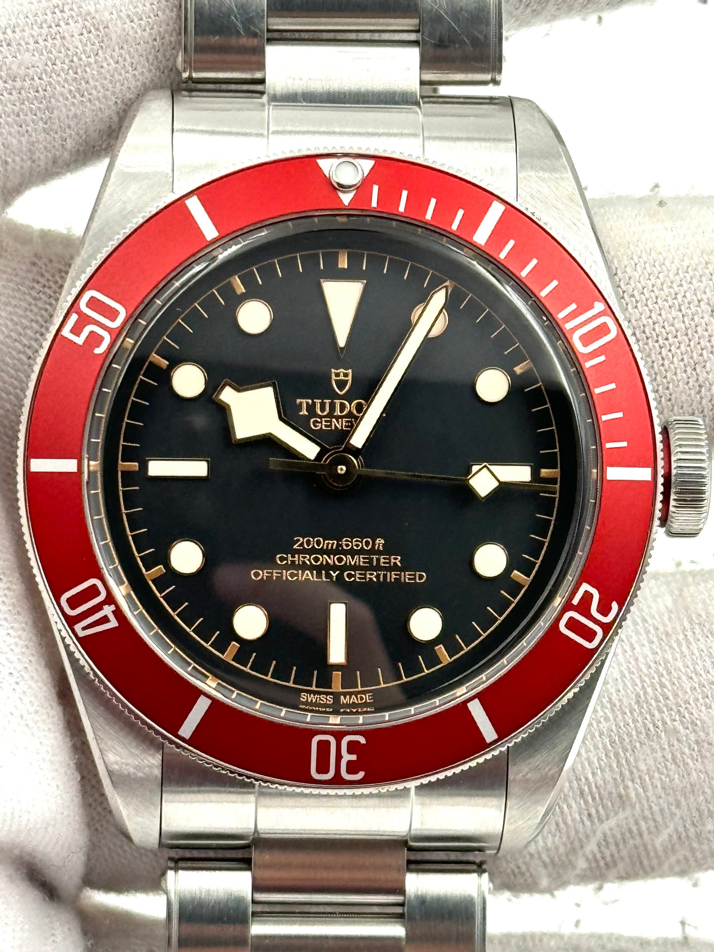 Tudor Black Bay Heritage Red Bezel Black Dial 79230R Box & Papers 2022