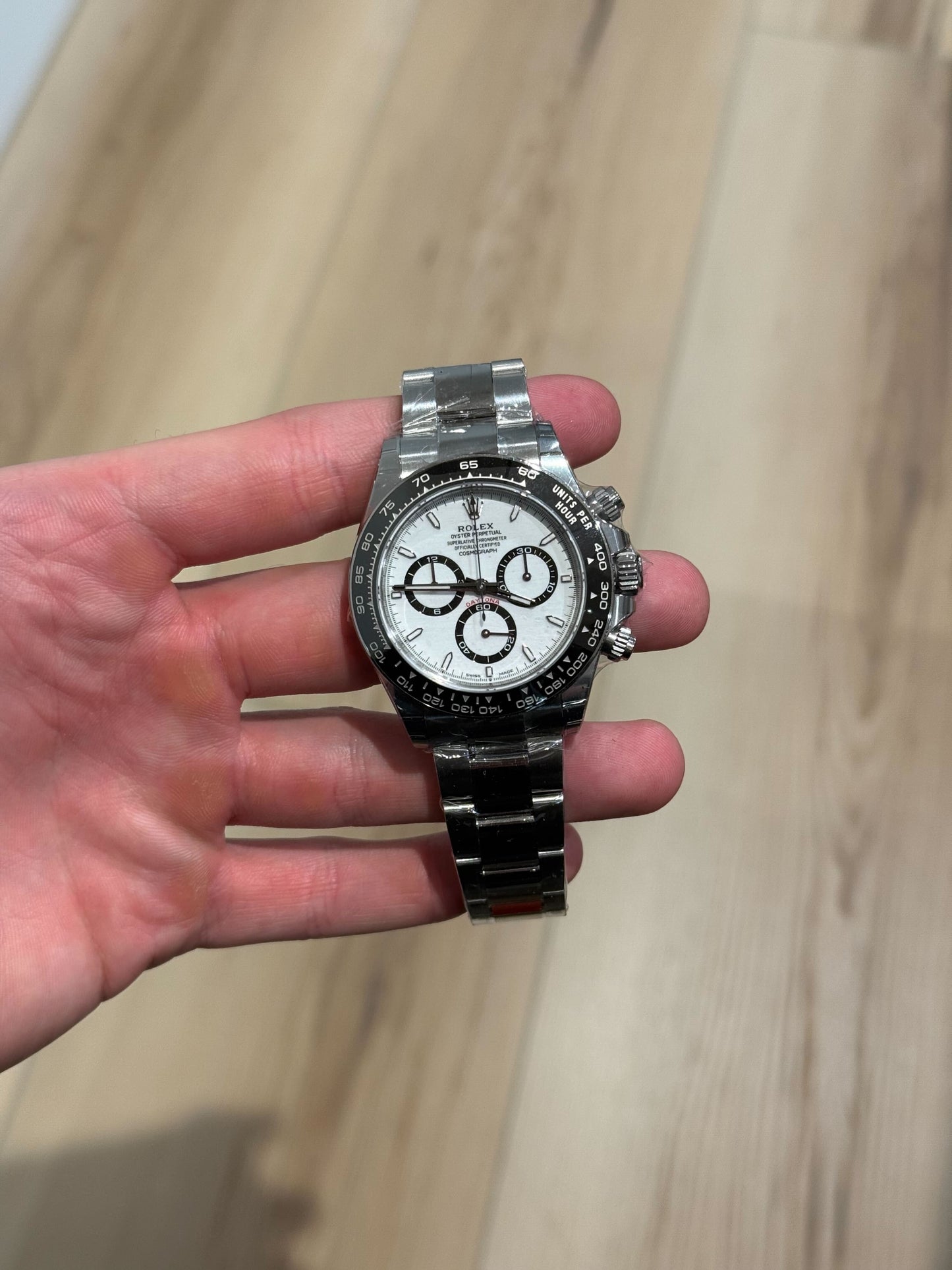 Rolex Daytona White Ceramic Dial Box & Papers Stickered 2024