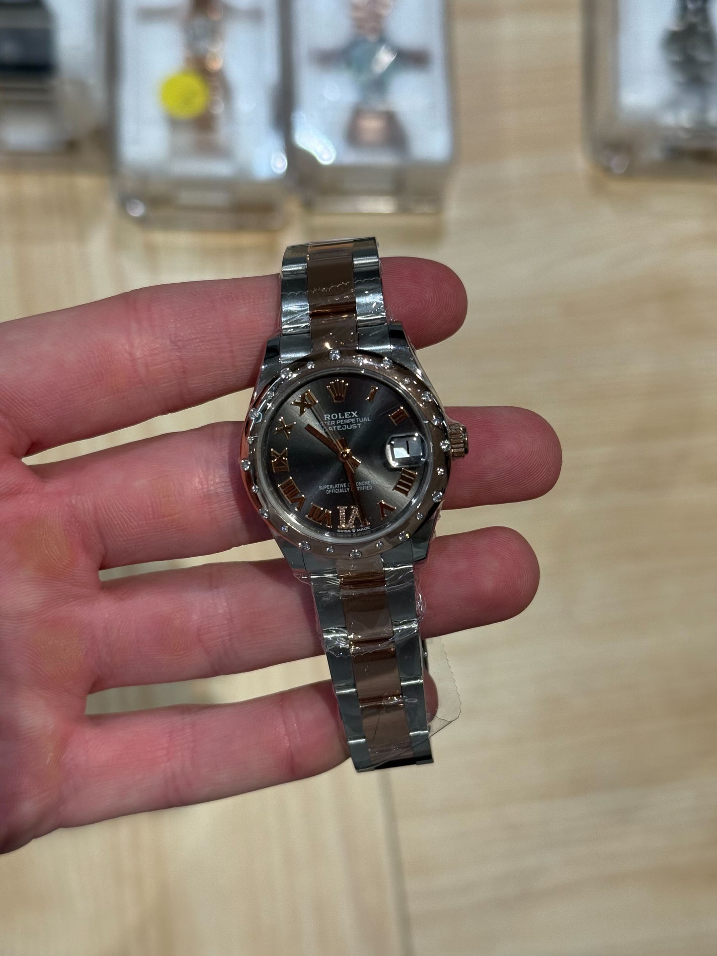 Rolex Datejust 31mm Slate Roman Dial Two Tone Oyster Bracelet Box & Papers 2021