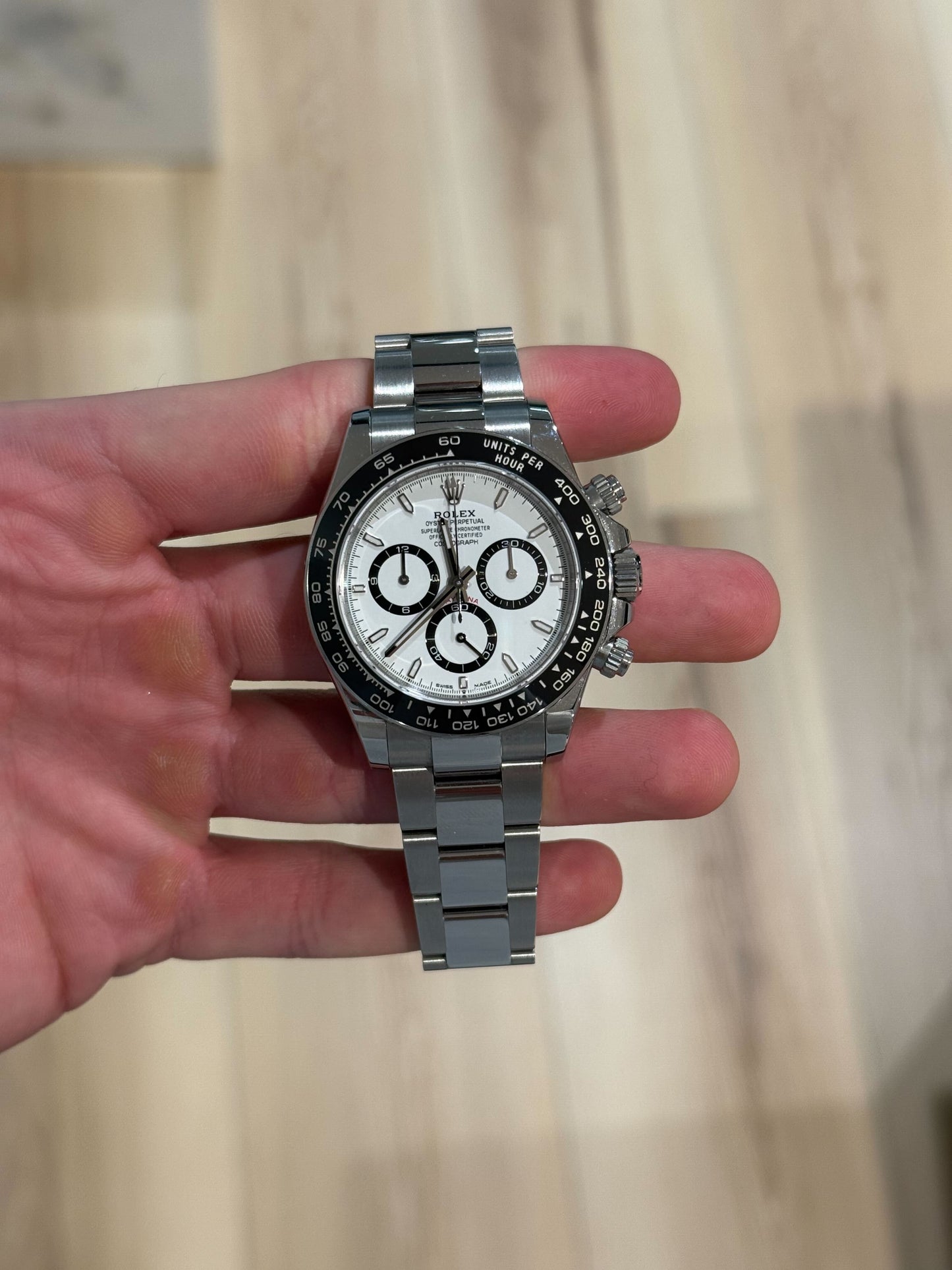 Rolex Daytona White Ceramic 126500LN Watch Only