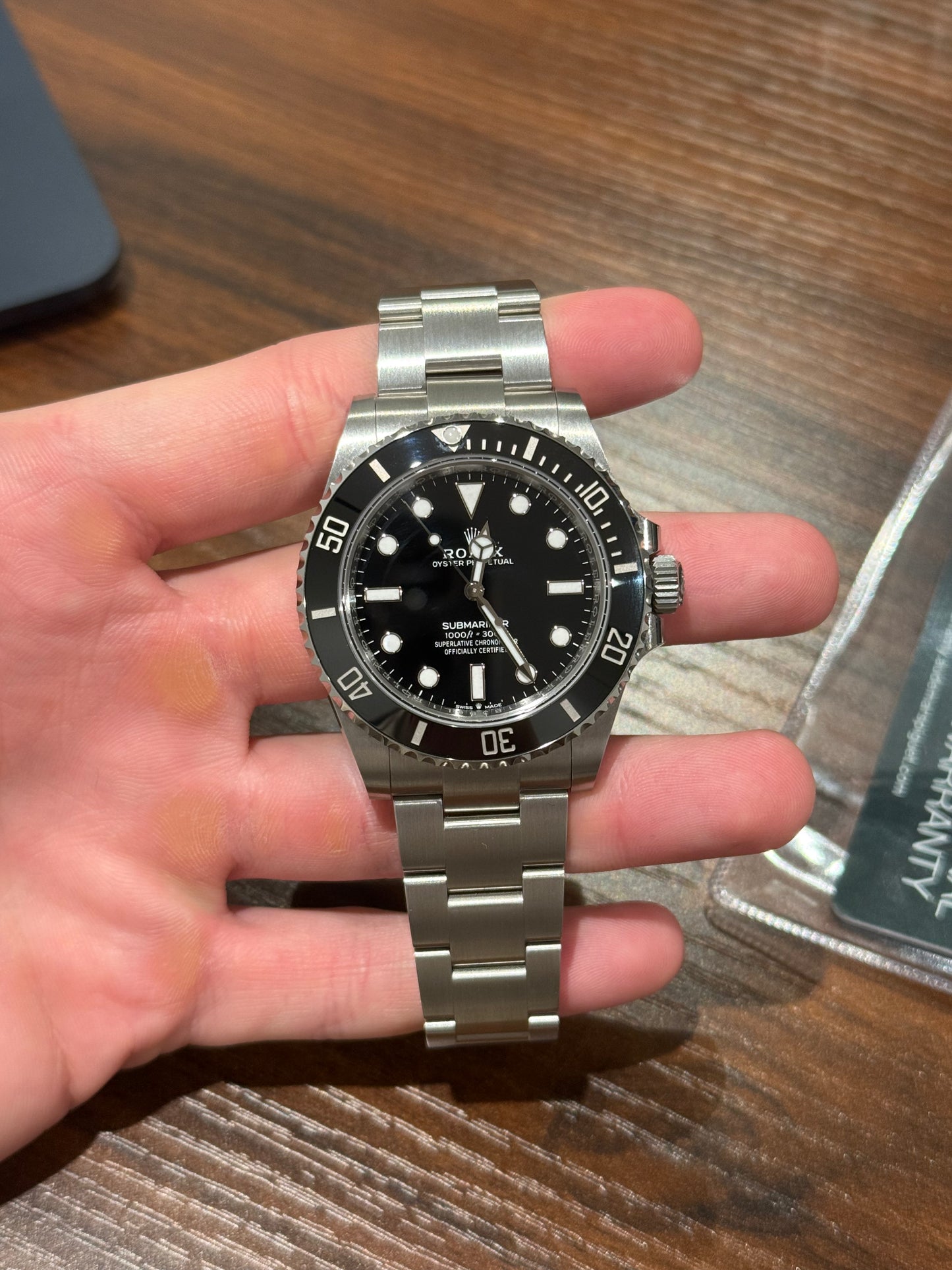 Rolex Submariner No Date Ceramic 41mm 124060 Box & Papers 2024