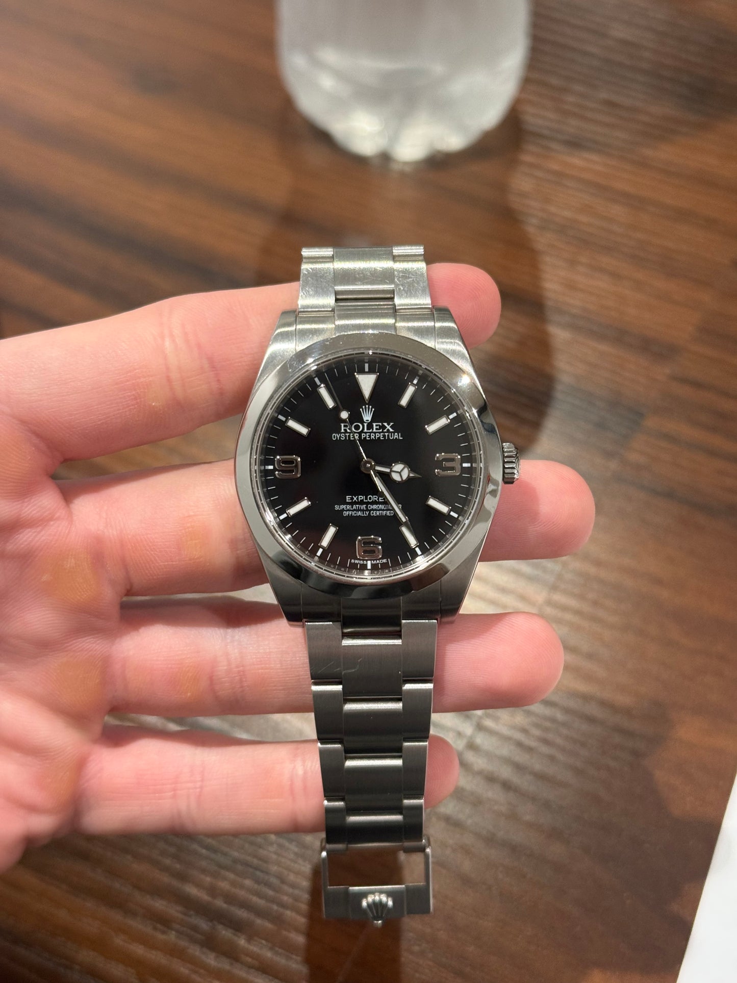 Rolex Explorer 39mm Mark I Dial 214270 Box & Papers 2015