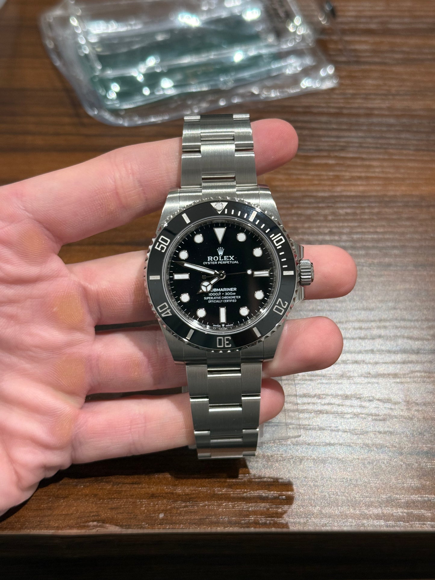 Rolex Submariner No Date 41mm Black Dial 124060 Box & Papers 2024 Unworn