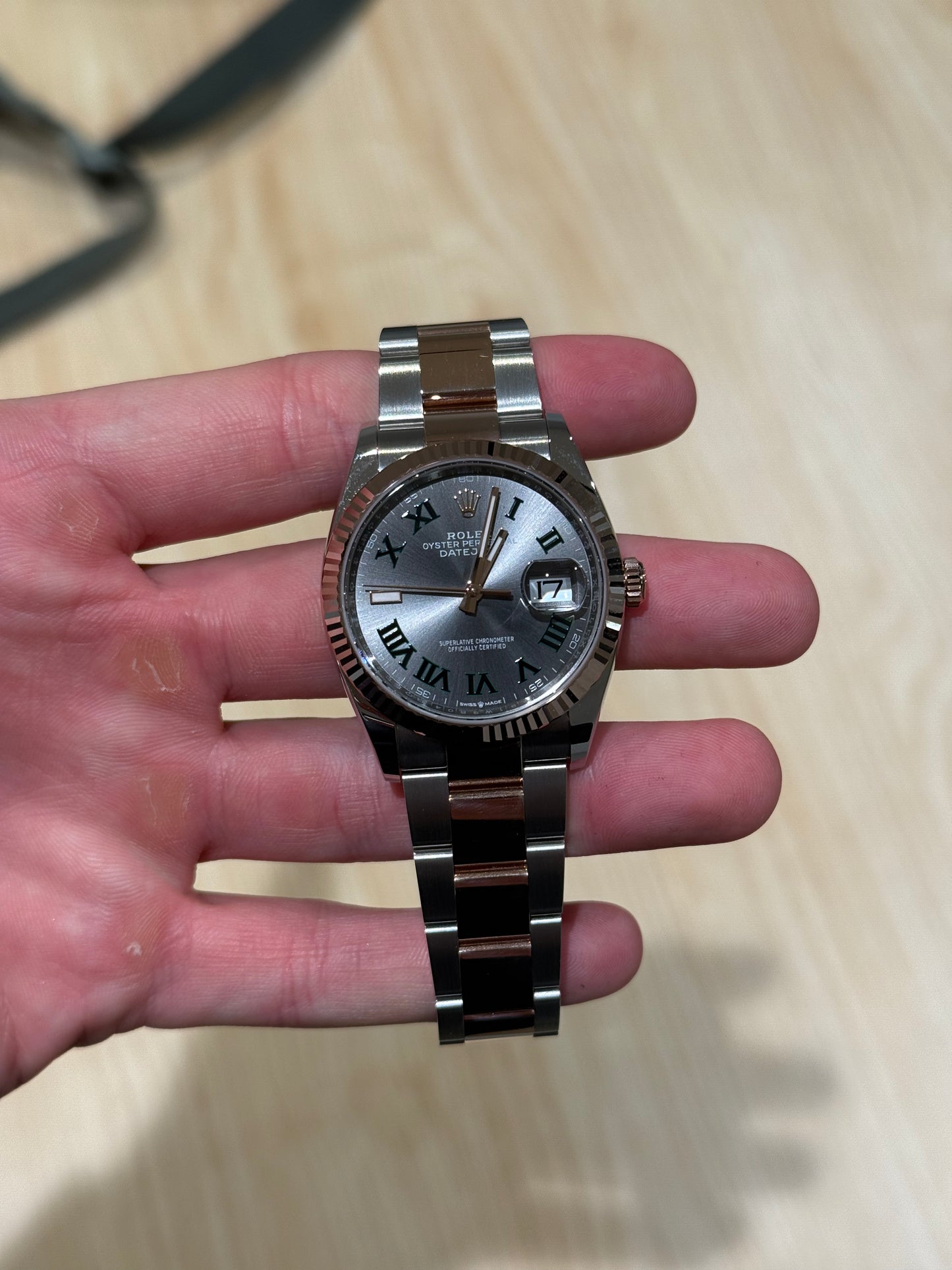 Rolex Datejust 41mm Wimbledon Dial Two Tone Jubilee Bracelet 126331 Box & Papers 2024