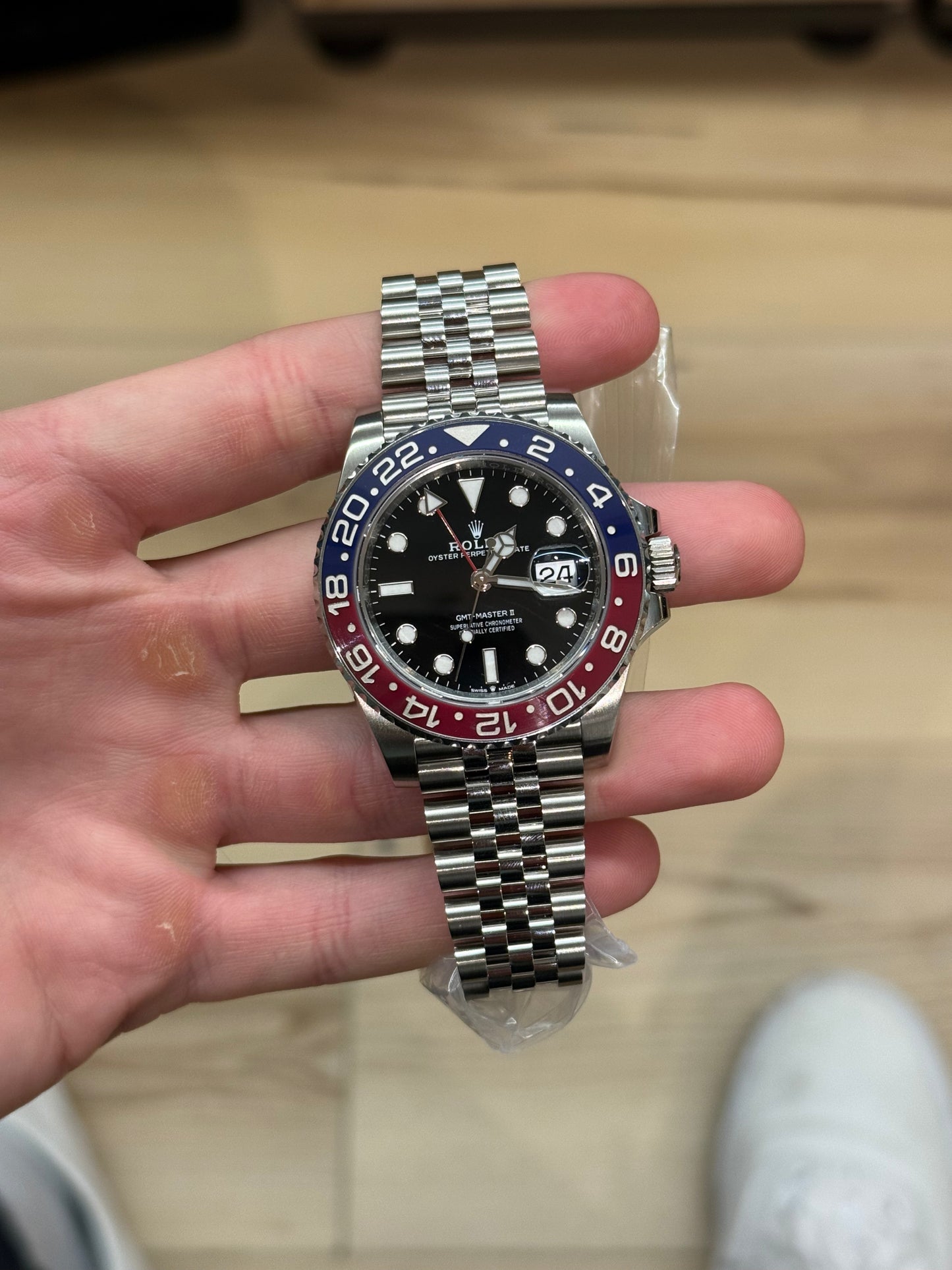 Rolex GMT-Master II Pepsi Jubilee Bracelet 126710BLRO Box & Papers 2024