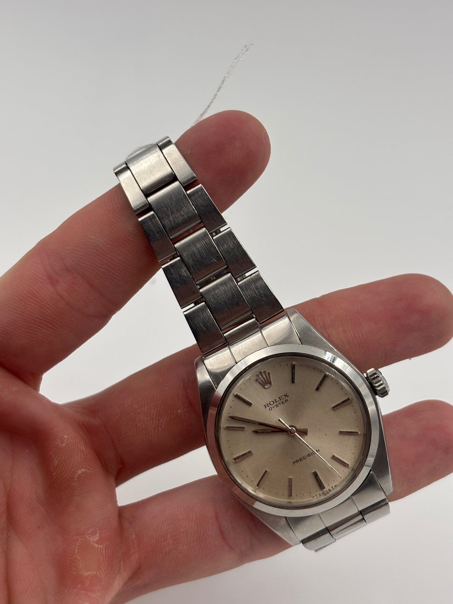 Rolex Oyster Precision 34mm Silver Dial Oyster Bracelet 6426
