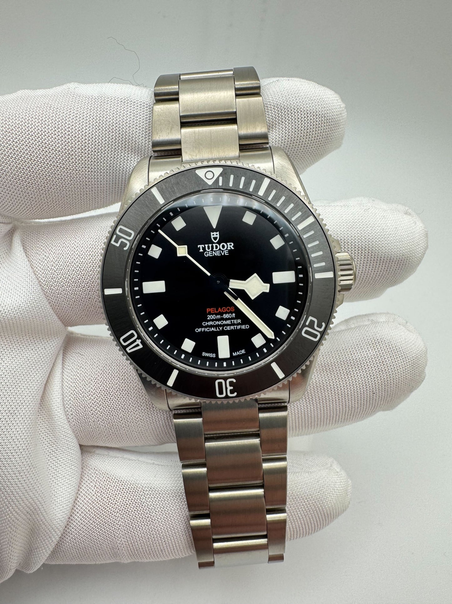 Tudor Pelagos 39mm Black Dial Titanium Bracelet Box & Papers 2025 Unworn