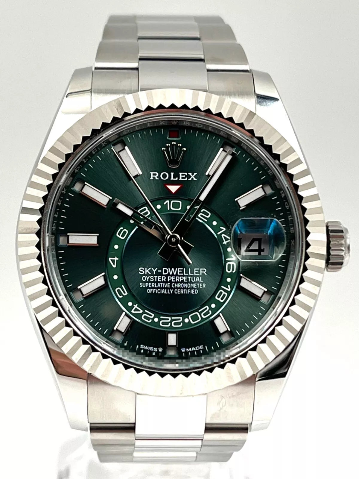 Rolex Sky-Dweller Green Dial Oyster Bracelet 336934 Box & Papers 2024