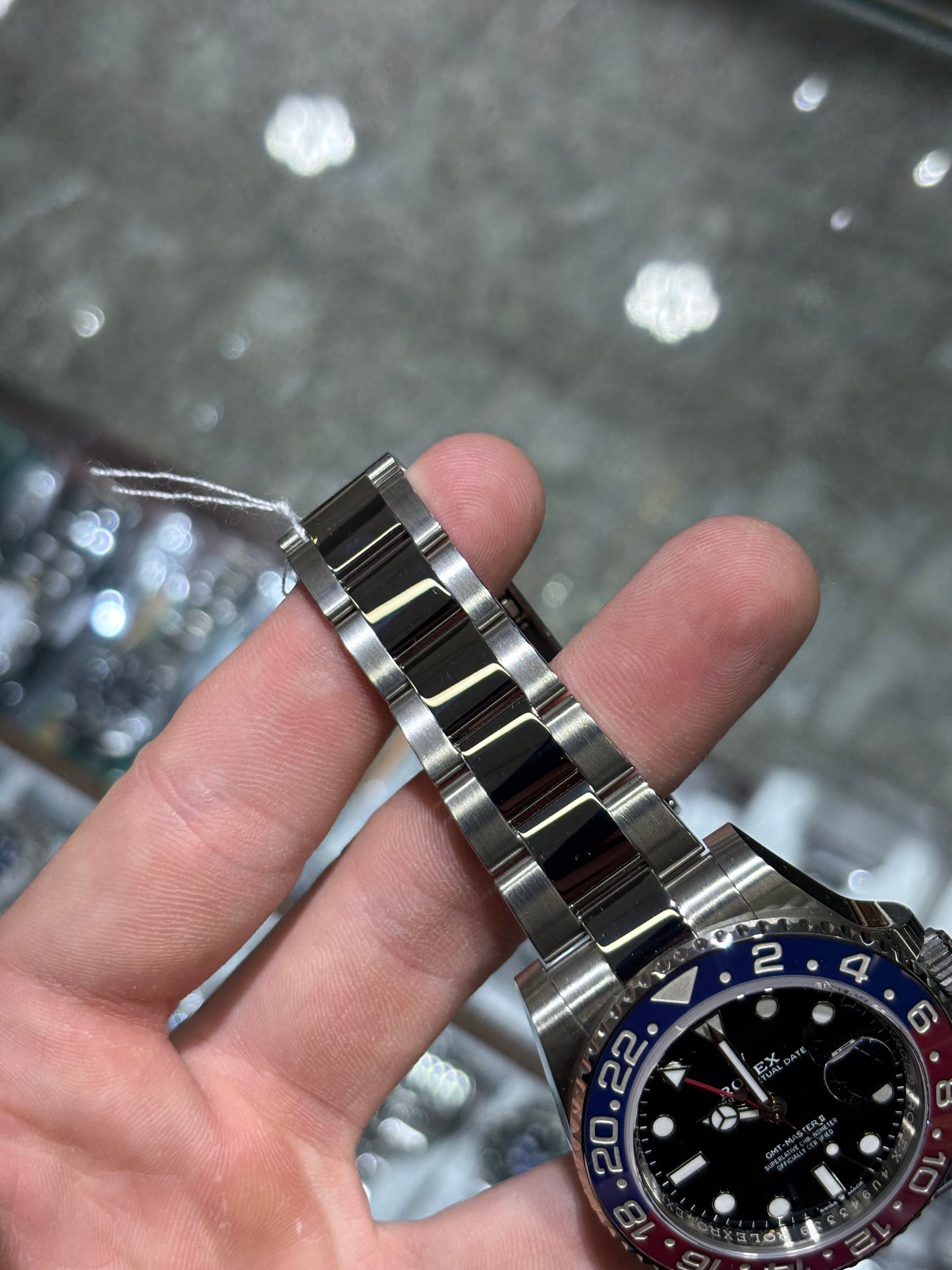 Rolex GMT-Master II Pepsi Oyster Bracelet 126710BLRO Papers 2024