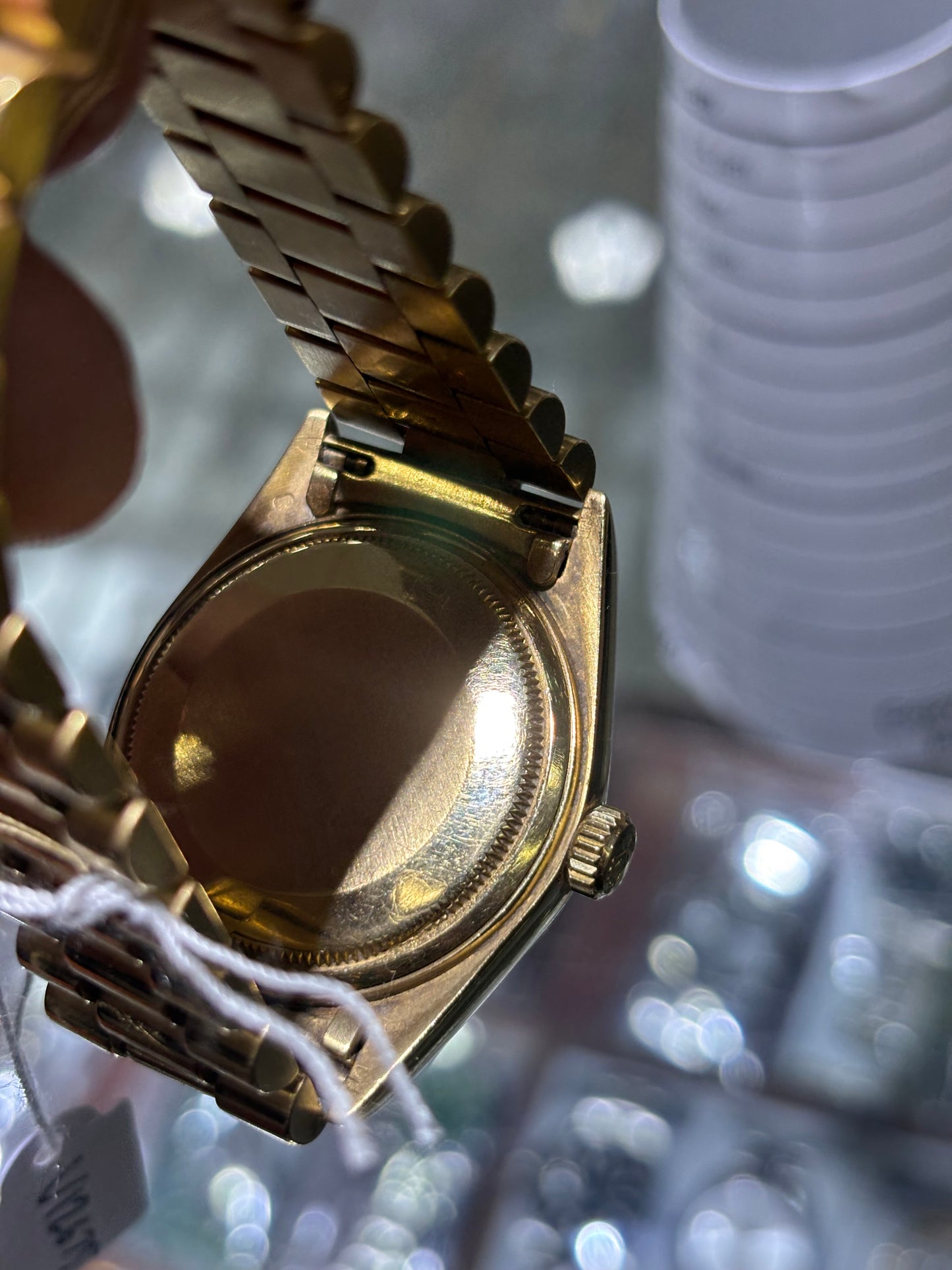 Rolex Day Date 36mm White Roman Jubilee Bracelet 18038