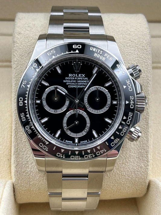 Rolex Daytona Black Ceramic 126500LN Box & Papers 2024