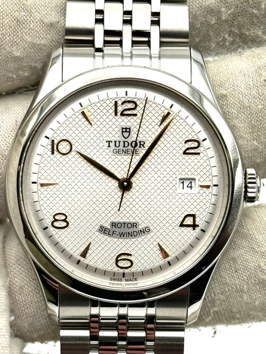 Tudor Style 1926 Opaline Dial Gold Index 91550 Box & Papers 2024