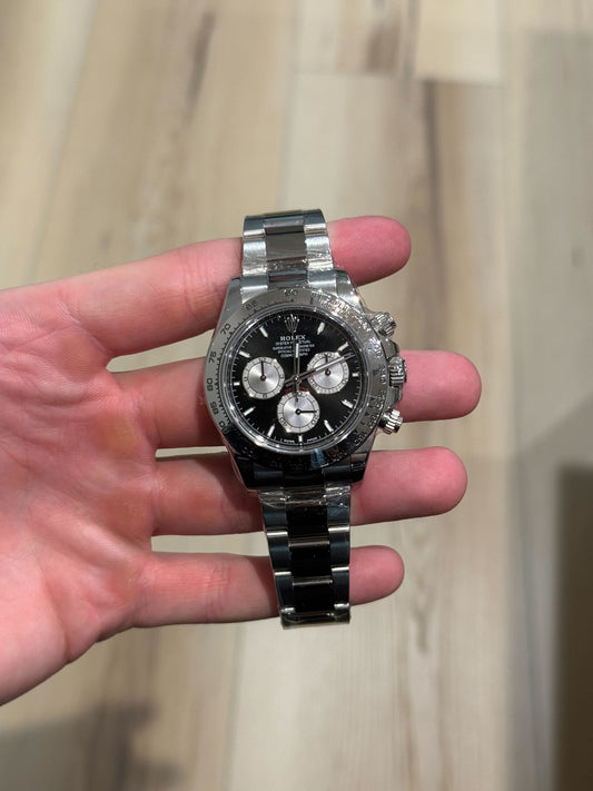 Rolex Daytona White Gold Black Dial Box Papers 2023
