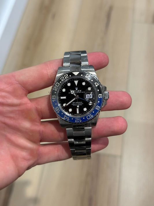 Rolex GMT-Master II Batman Stainless Steel Oyster Bracelet Box & Papers 2022