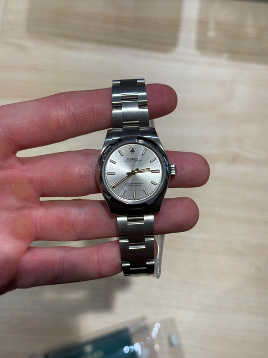 Rolex Oyster Perpetual 31mm Silver Dial 277200 Box & Papers 2024