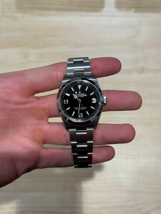 Rolex Explorer 36mm Stainless Steel 124270 Box & Papers 2024