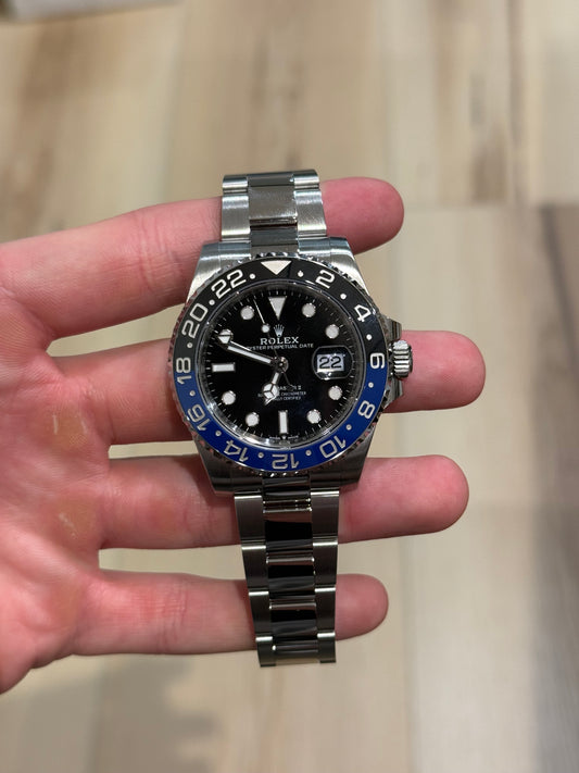 Rolex GMT-Master II Batman Oyster Bracelet 126710BLNR Box & Papers 2023