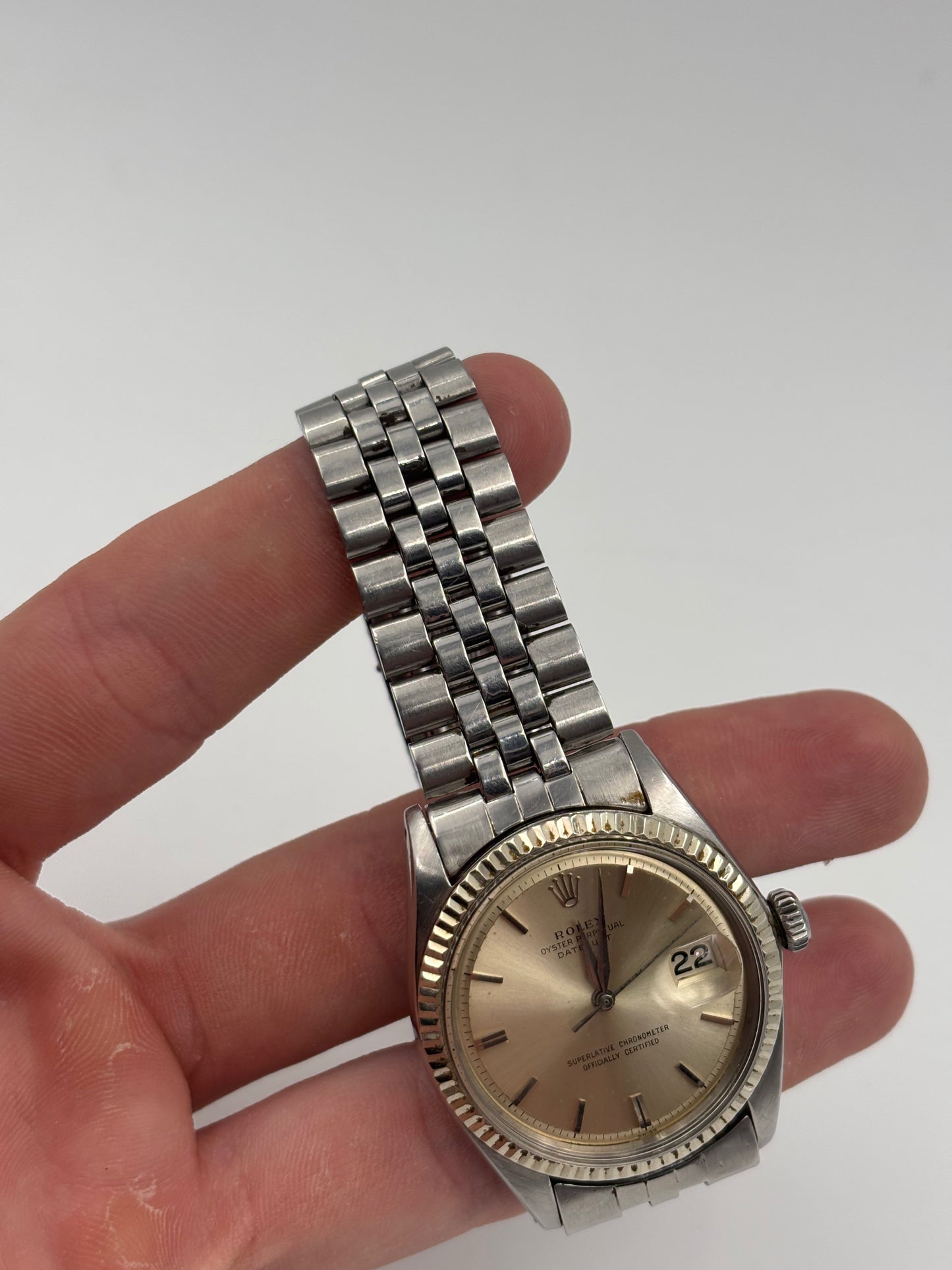 Rolex Datejust 36mm Silver Dial Jubilee Bracelet 1601