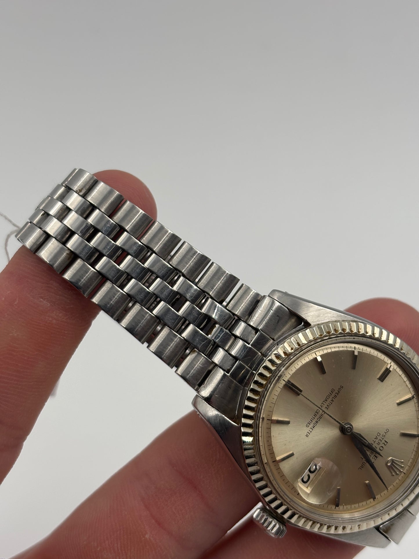 Rolex Datejust 36mm Silver Dial Jubilee Bracelet 1601