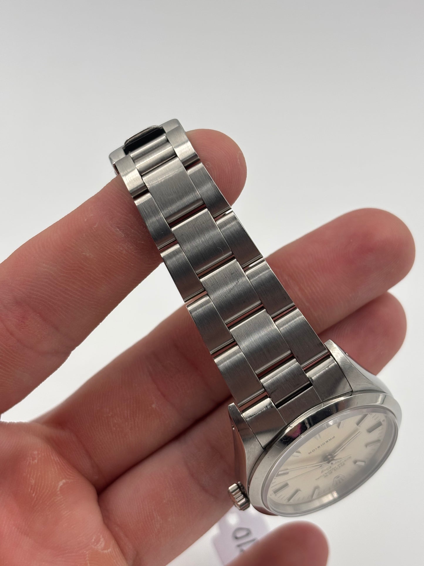 Rolex Airking 34mm Silver Dial Oyster Bracelet 14000