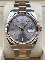 Rolex Datejust 41mm Fluted Sundust Dial Two Tone Oyster Bracelet 126331 Box & Papers 2025