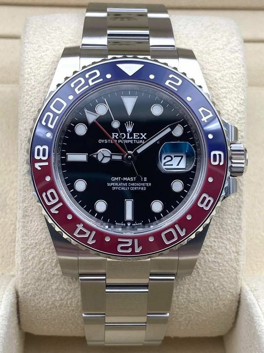 Rolex GMT-Master II Pepsi Oyster Bracelet 126710BLRO Box & Papers 2024