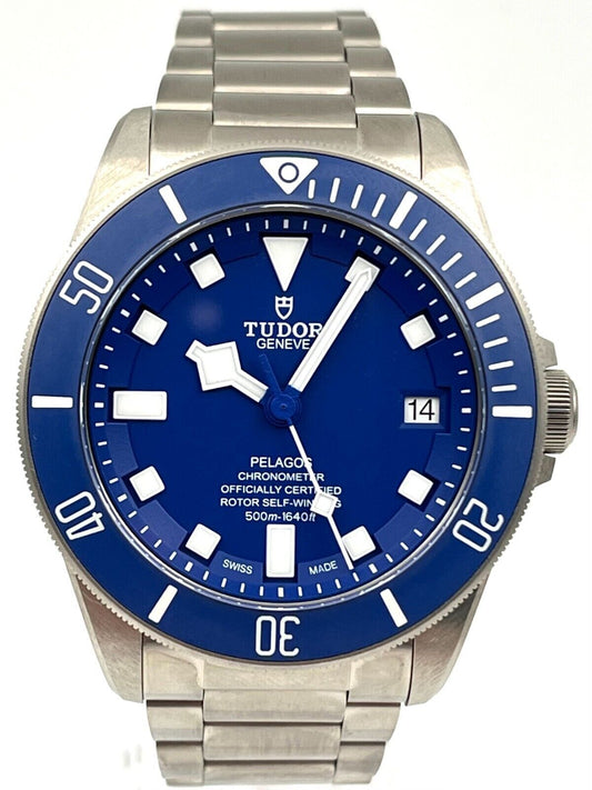 Tudor Pelagos Blue Dial Titanium 42mm 25600TB Box & Papers 2023