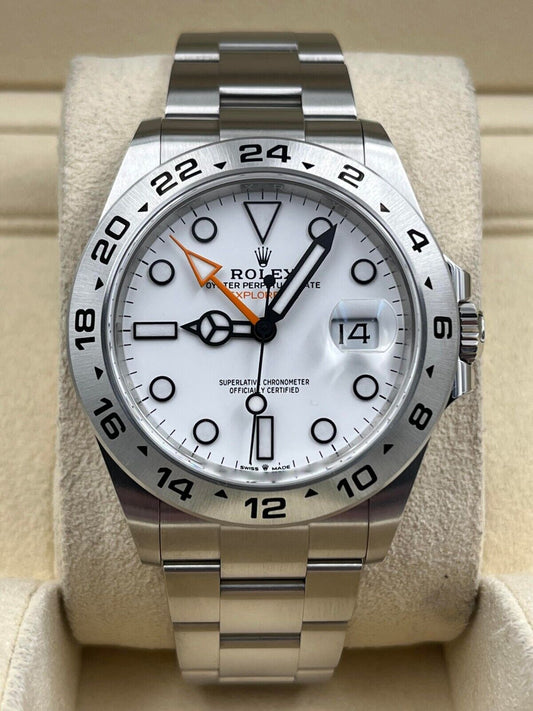 Rolex Explorer II 42mm White Dial Stainless Steel 226570 Box & Papers 2024