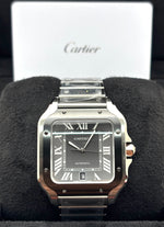 Cartier Santos De Cartier 39.8mm Gray Dial Large Size WSSA0037 Unworn 2025