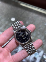 Rolex Datejust 36mm Black Index Dial Jubilee Bracelet ref: 16234