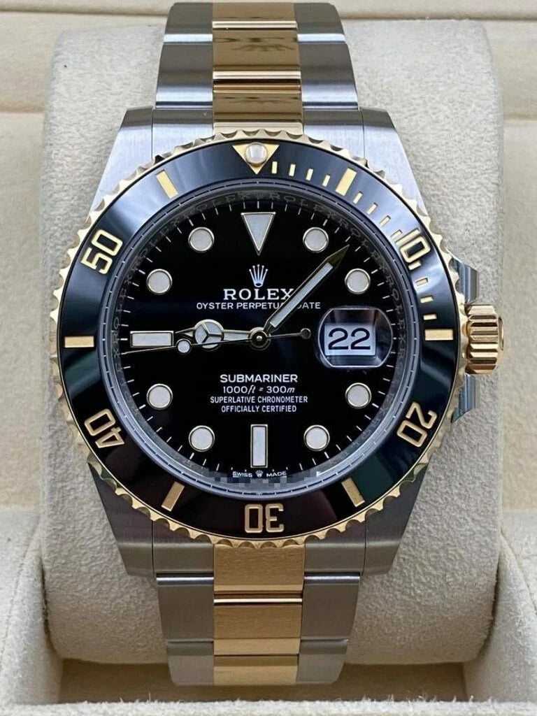 Rolex Submariner Date 41mm Black Dial Two Tone 126613LN Box & Papers 2024