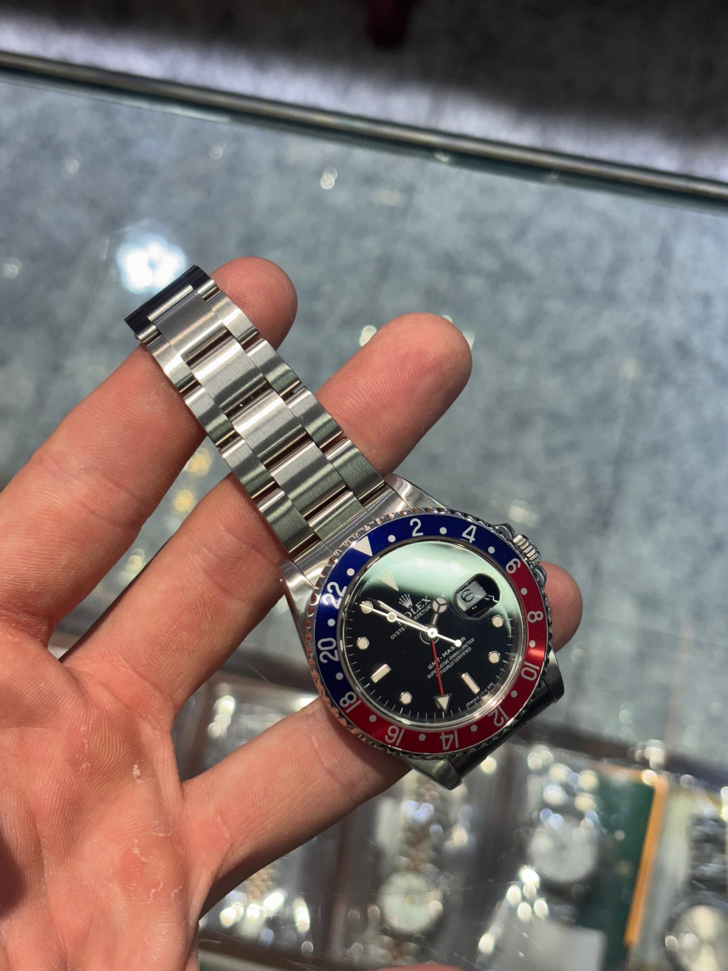 Rolex GMT-Master Pepsi Oyster Bracelet 16700 1991