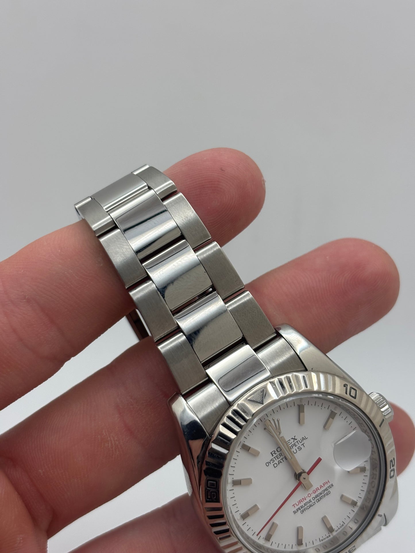 Rolex Datejust- 36mm White Index Dial Oyster Bracelet 116234