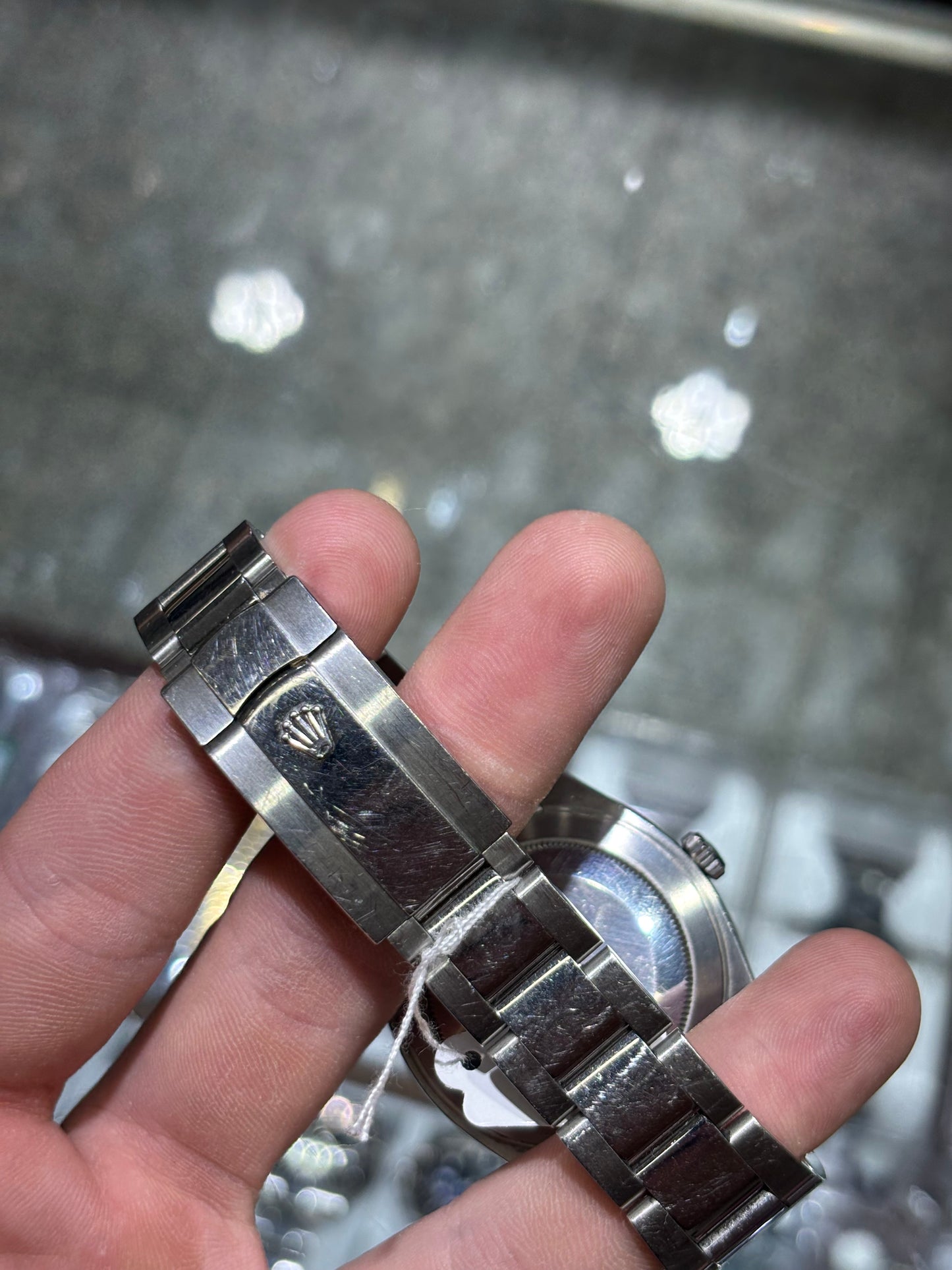 Rolex Datejust 41mm Rhodium Index Dial Oyster Bracelet Ref 126334