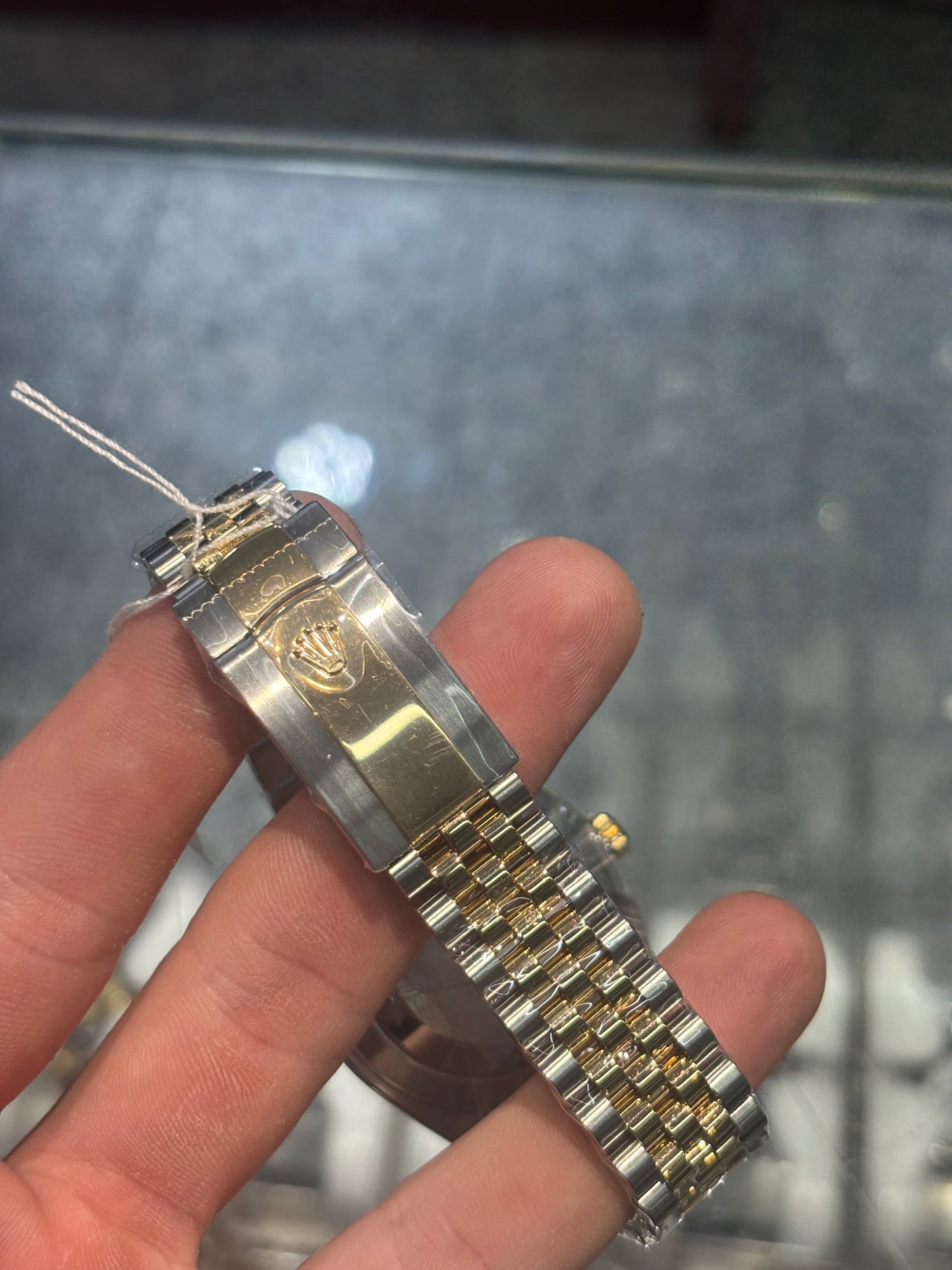 Rolex Datejust 41mm MOP Diamond Fluted Jubilee Bracelet Box and Papers 162333