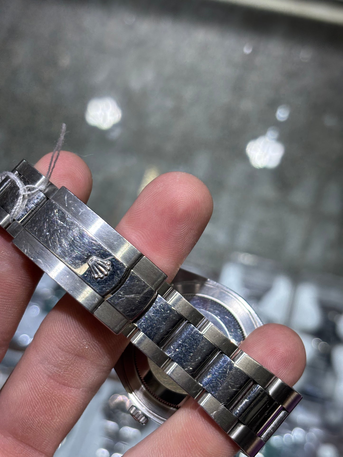 Rolex Datejust 41mm Rhodium Index Dial Oyster Bracelet Ref 126334