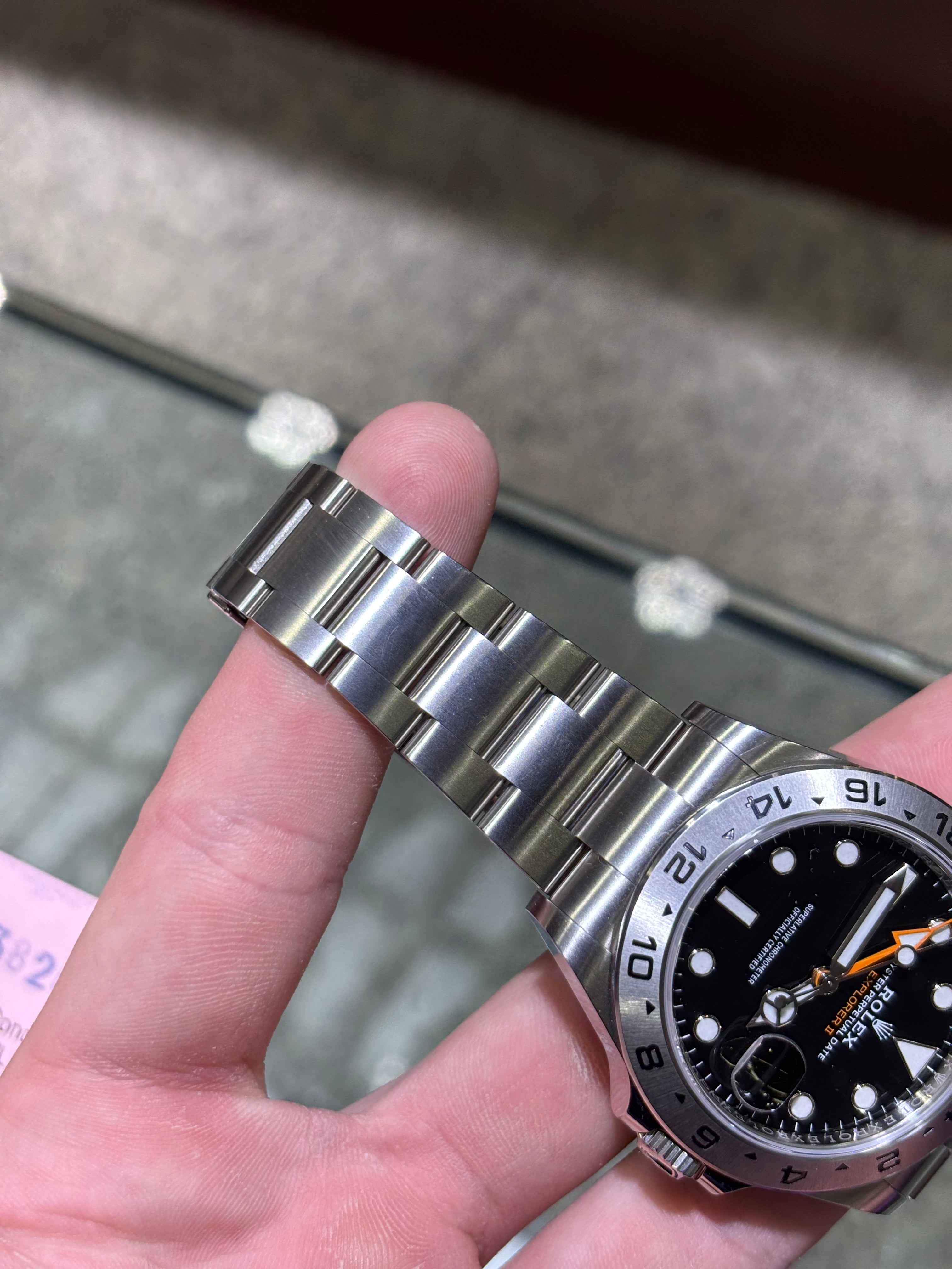 Rolex Explorer II Black Dial Oyster Bracelet 42mm 226570 – Vookum
