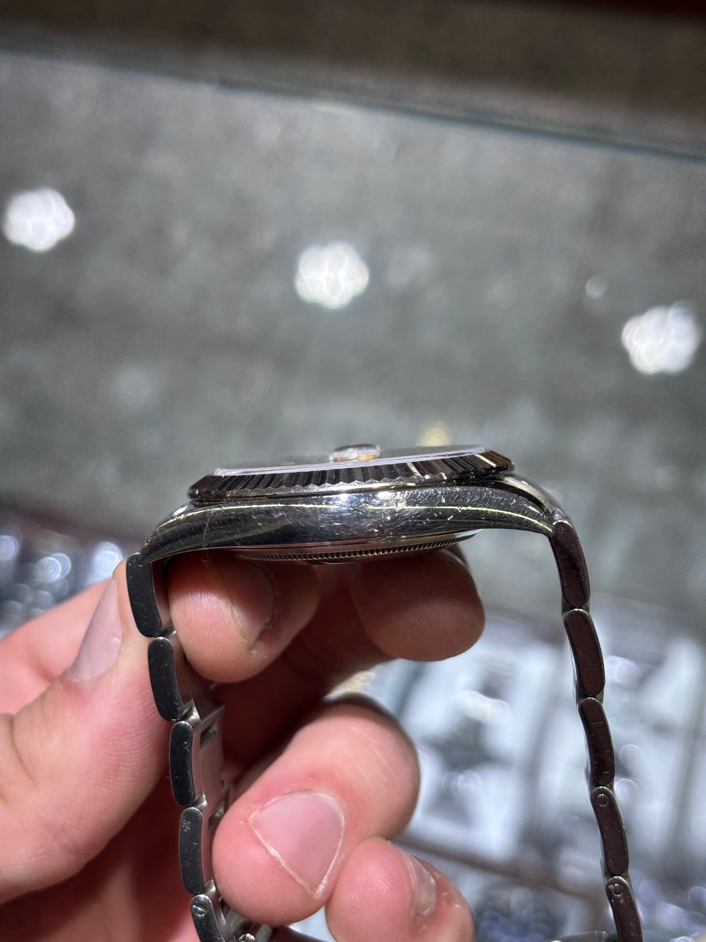 Rolex Datejust 41mm Rhodium Index Dial Oyster Bracelet Ref 126334