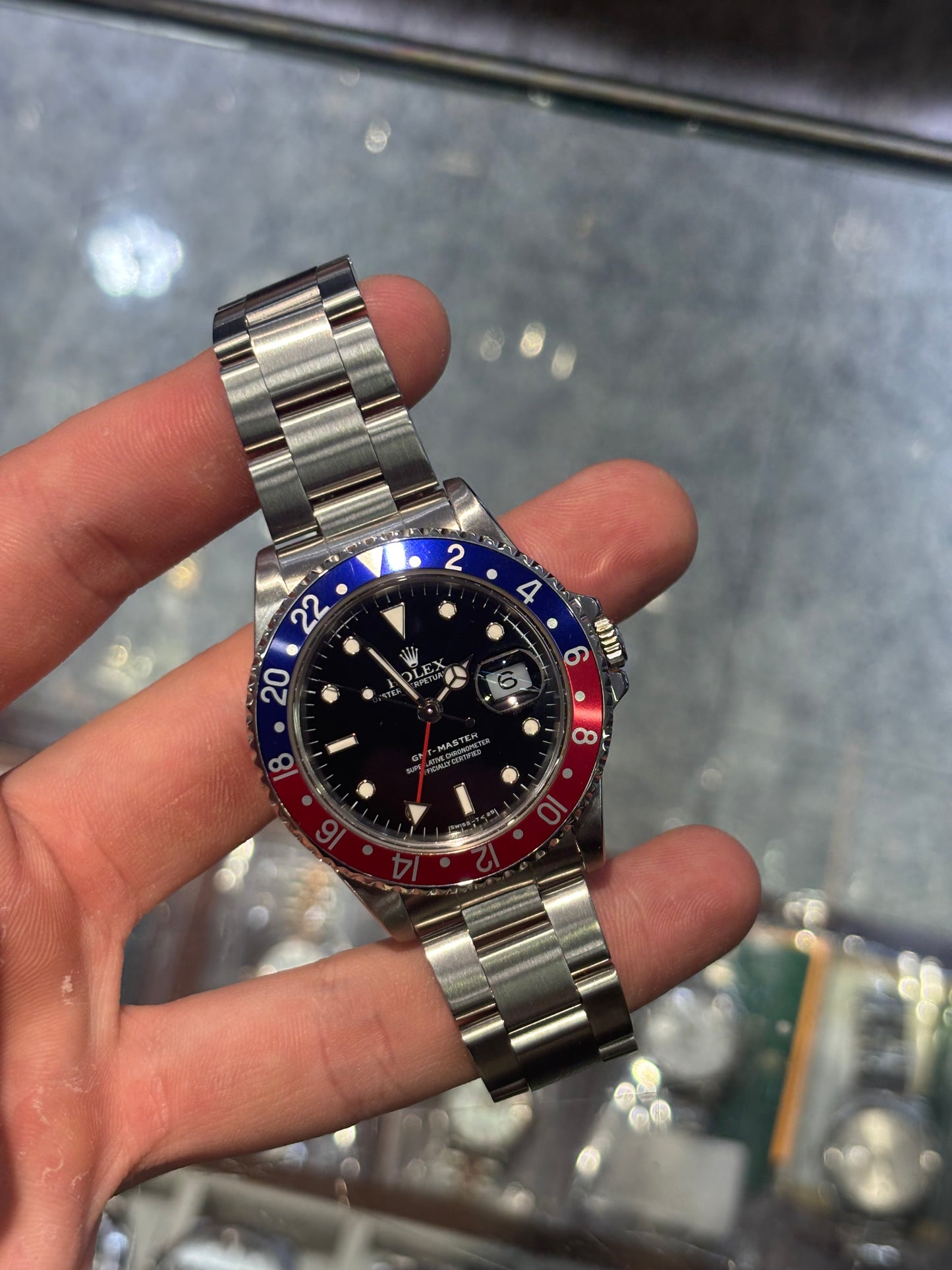 Rolex GMT-Master Pepsi Oyster Bracelet 16700 1991