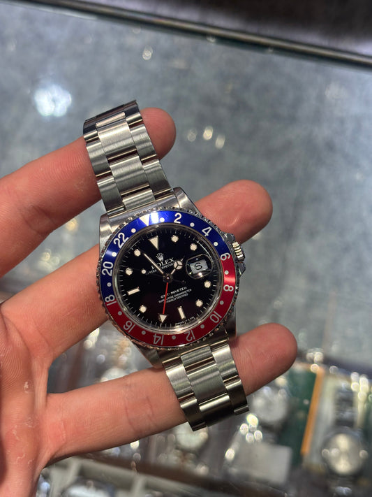 Rolex GMT-Master Pepsi Oyster Bracelet 16700 1991