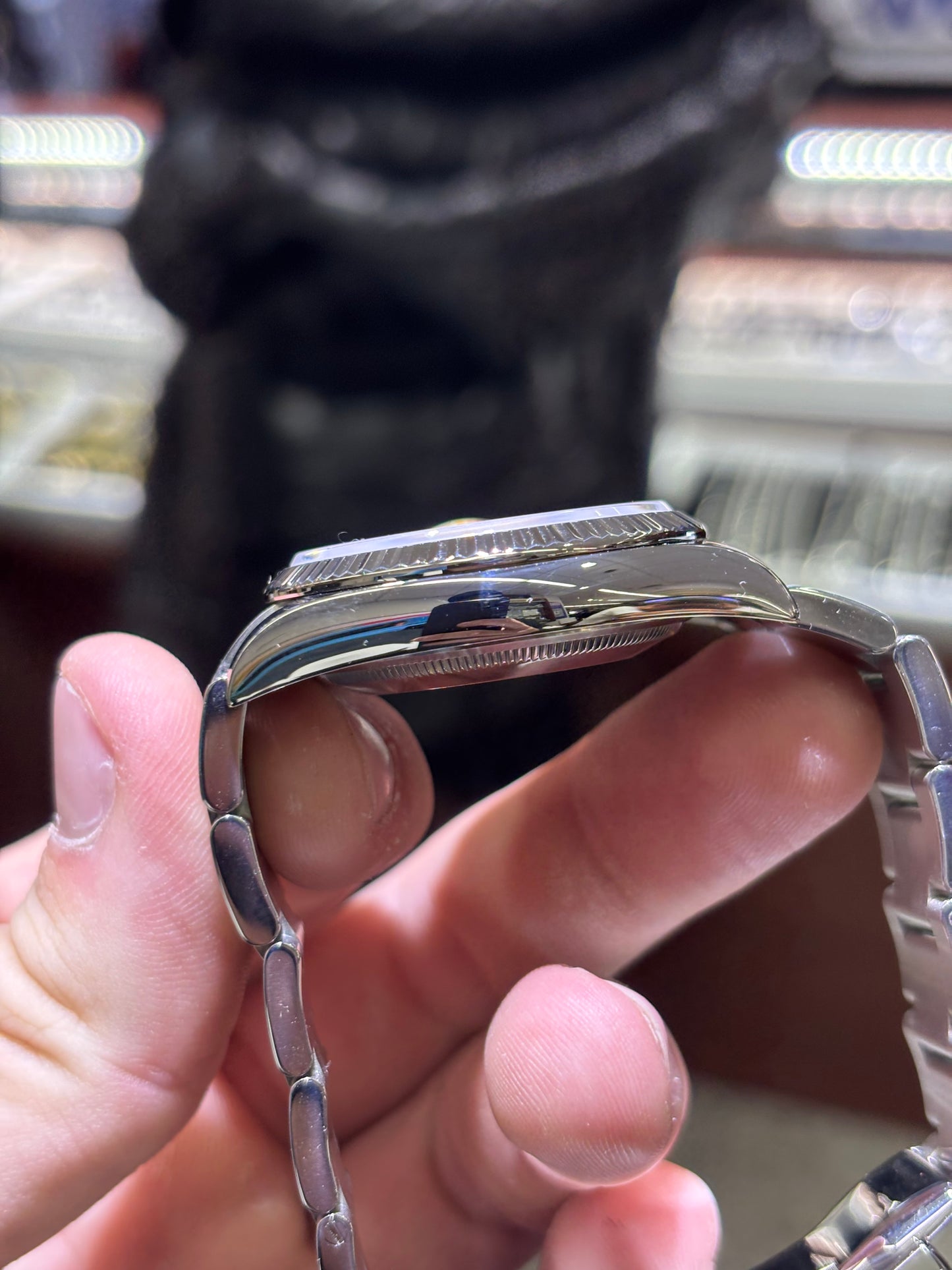 Rolex Datejust 36mm White Roman Dial Fluted Oyster Bracelet Box and Papers 2024 126234