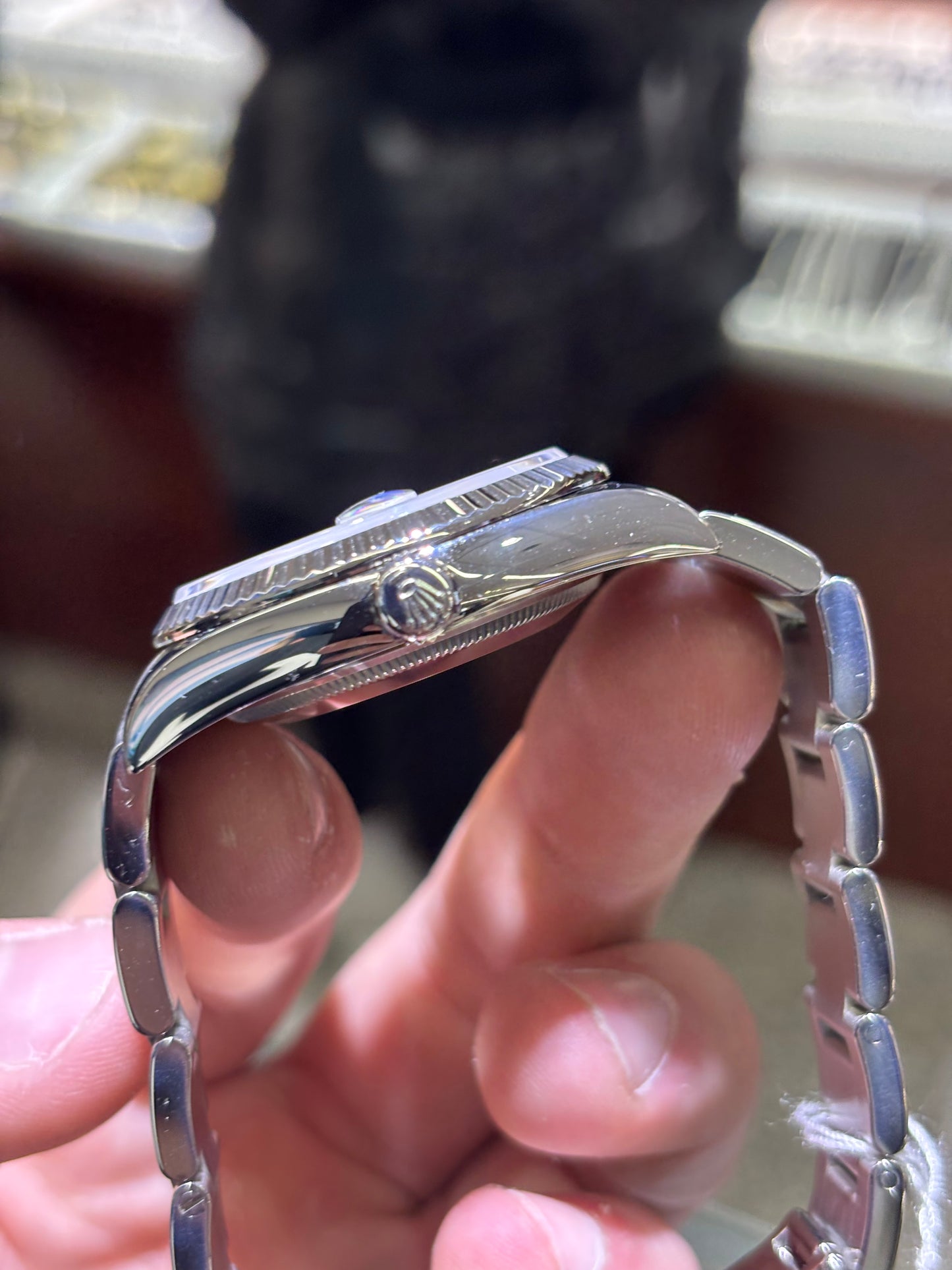 Rolex Datejust 36mm White Roman Dial Fluted Oyster Bracelet Box and Papers 2024 126234