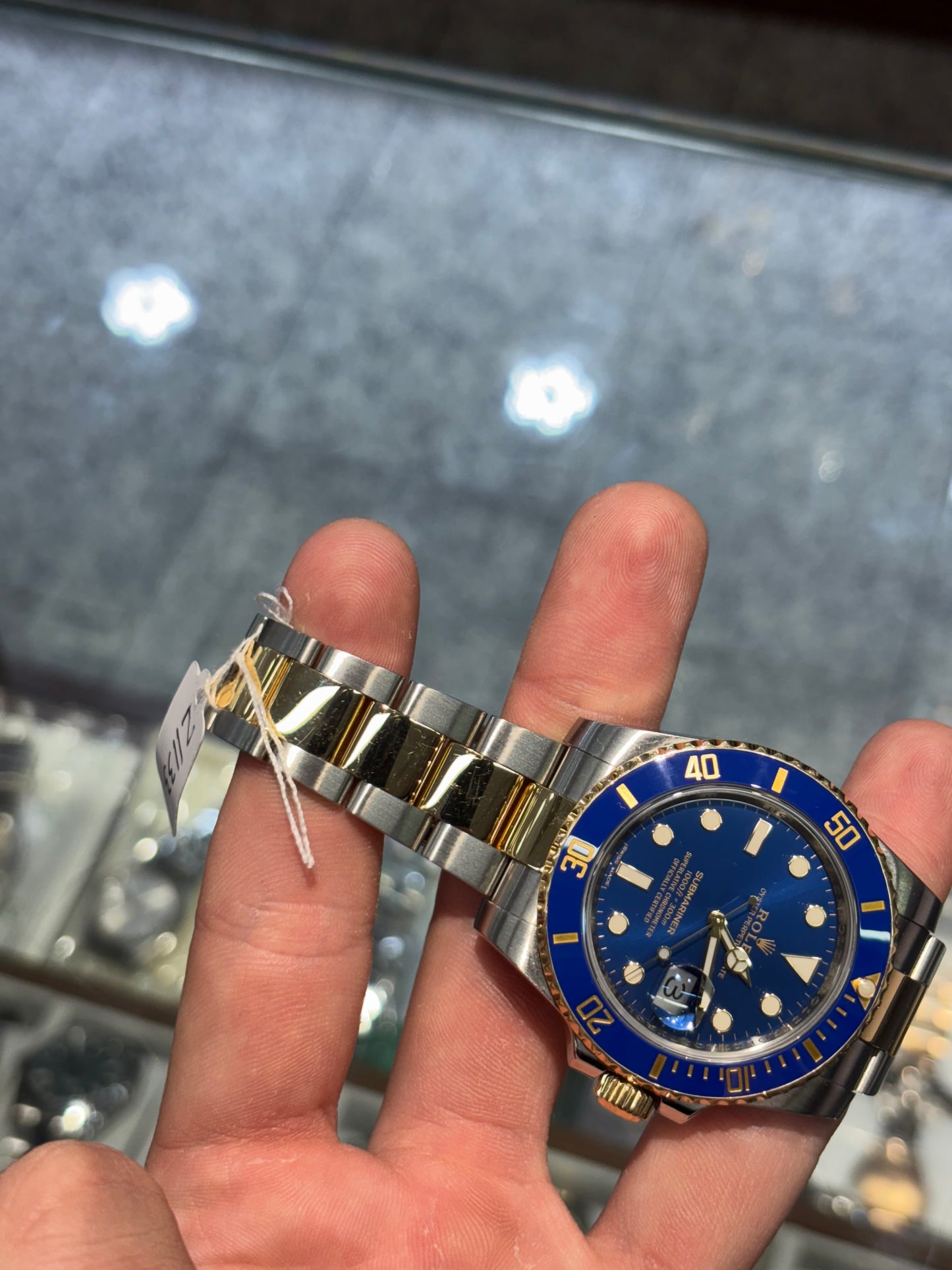 Rolex Submariner Date 41mm Blue Dial Two Tone 126613LB Box & Papers 2021